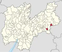 Localisation de Cinte Tesino