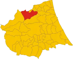 Localisation de Civitella del Tronto