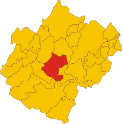 Localisation de Civitella di Romagna