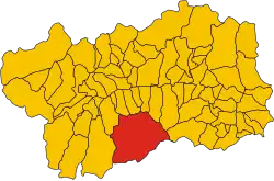 Localisation de Cogne