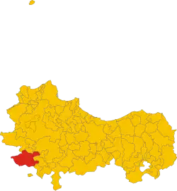 Localisation de Contessa Entellina