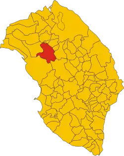 Localisation de Copertino