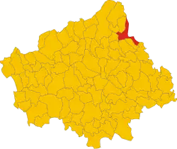 Localisation de Cordignano