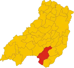 Localisation de Corniglio