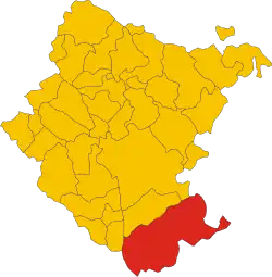 Localisation de Cortone