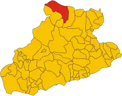 Localisation de Cosio di Arroscia