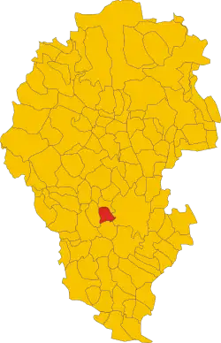 Localisation de Creazzo