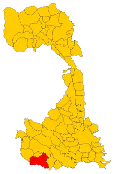 Localisation de Crescentino