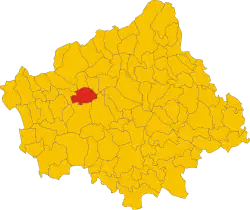 Localisation de Crocetta del Montello