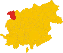 Localisation de Cusano Mutri