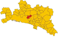 Localisation de Davagna