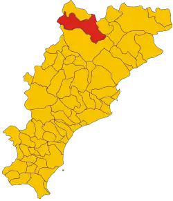 Localisation de Dego