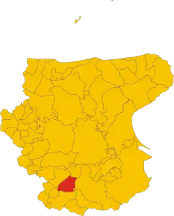 Localisation de Deliceto