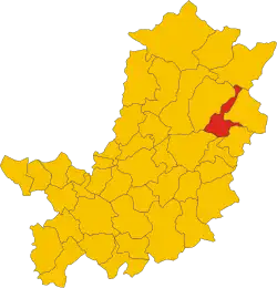 Localisation de Dicomano