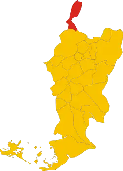 Localisation de Dolegna del Collio