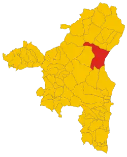 Localisation de Dorgali