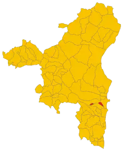 Localisation de Elini