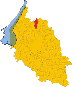 Localisation de Erbezzo