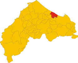 Localisation de Falconara Marittima