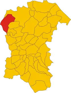 Localisation de Farindola