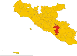 Localisation de Favara