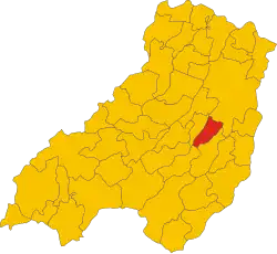 Localisation de Felino