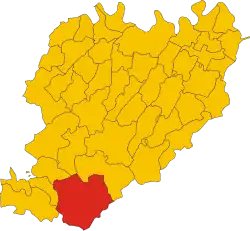 Localisation de Ferriere