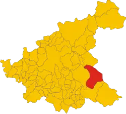 Localisation de Fiamignano