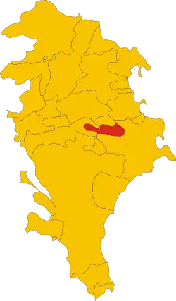 Localisation de Floridia