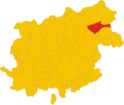 Localisation de Foiano di Val Fortore