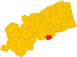 Localisation de Folignano