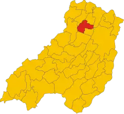 Localisation de Fontanellato