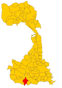 Localisation de Fontanetto Po