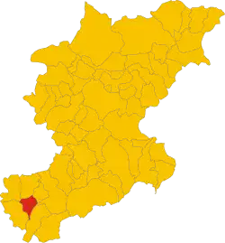 Localisation de Fonzaso