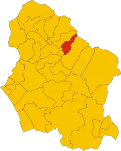 Localisation de Fosciandora