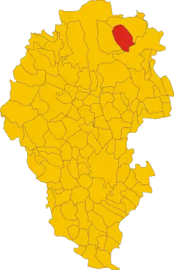 Localisation de Foza