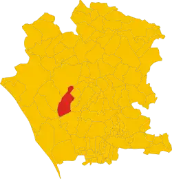 Localisation de Francolise