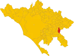 Localisation de Genazzano