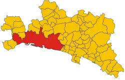 Localisation de Gênes
