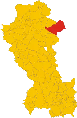 Localisation de Genzano di Lucania