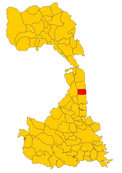 Localisation de Ghislarengo