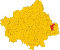 Localisation de Gorgo al Monticano