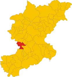 Localisation de Gosaldo