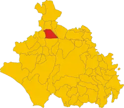 Localisation de Gradoli