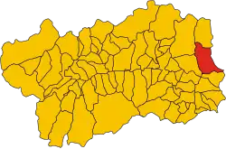 Localisation de Gressoney-Saint-Jean