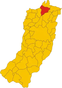 Localisation de Guastalla