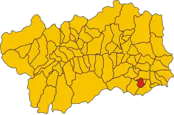 Localisation de Hône