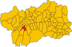 Localisation de Introd