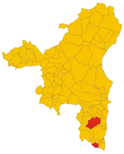 Localisation de Jerzu