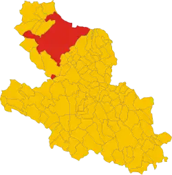 Localisation de L'Aquila